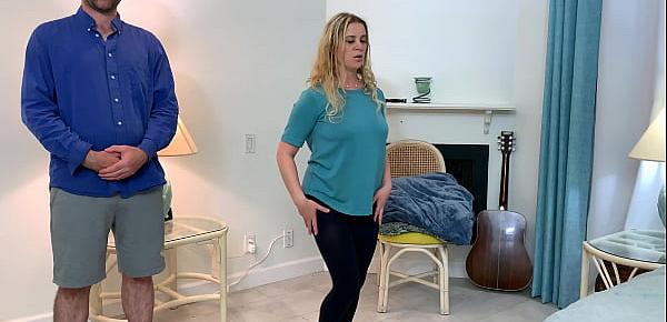  Stepson helps stepmom make an exercise video - Erin Electra